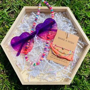 Summer Set-Sunglasses, necklace and Bracelets